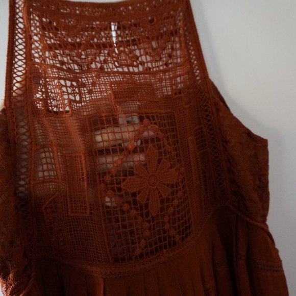 NWT Free People Womens Emily Lace Shift Dress - Picture 6 of 7